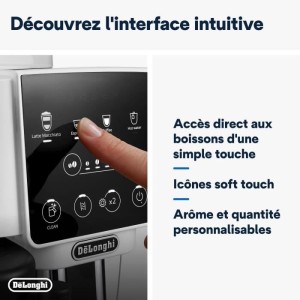 DELONGHI ECAM220.61.W Mühle Espressomaschine - Edelstahl