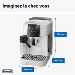 DELONGHI ECAM220.61.W Mühle Espressomaschine - Edelstahl