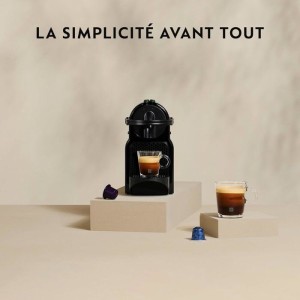 Machine a café - DELONGHI NESPRESSO Inissia EN 80B - Noir - 16 capsules Nespresso incluses