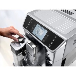 Machine a café expresso avec broyeur - DELONGHI - ECAM650.55.MS - Connecté - PrimaDonna Elite - Gris