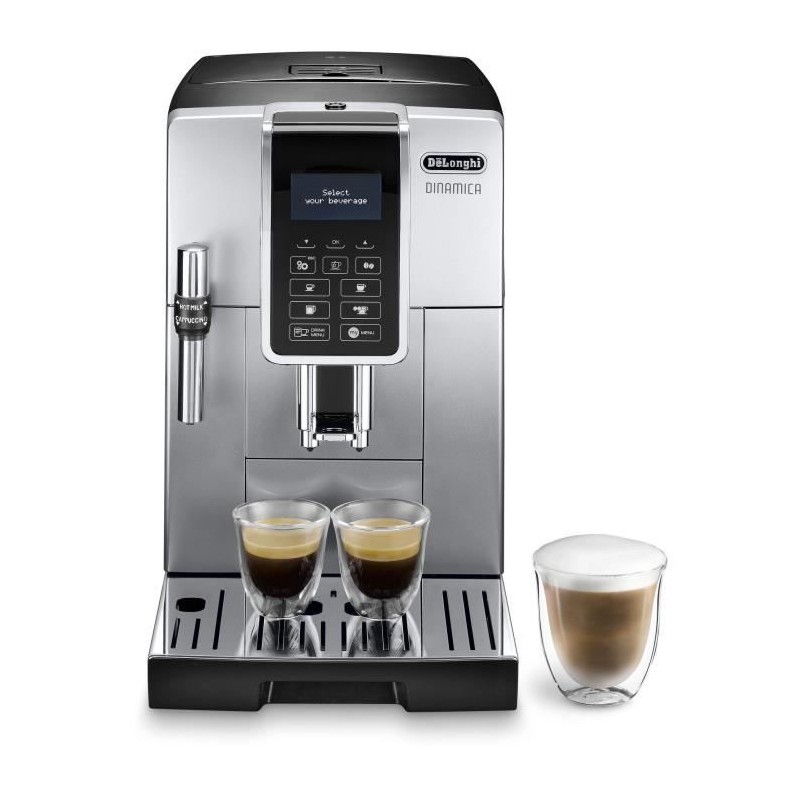 Delonghi Ecam 350.35.SB Expresso Dinamica Screening 4 Recipes - Silver