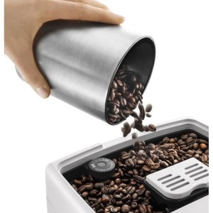 DELONGHI ECAM 350.35.W Espressomühle DINAMICA Screen 4 Rezepte - Weiß