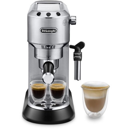 Classic espresso machine - Delonghi EC685.M Dedica Style - stainless steel