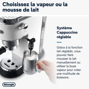 Classic espresso machine - Delonghi EC 685.W Dedica Style - White