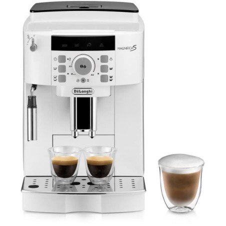 Espresso mit Bohnenmühle - DELONGHI - Magnifica S ECAM22.110.W - 1,8 L - 250 g - 15 bar - 1450 W - Silber und Schwarz