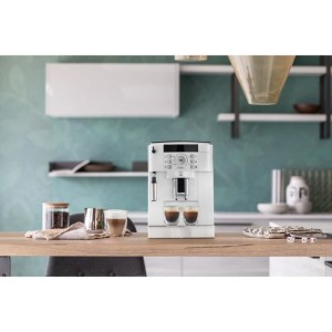 Espresso mit Bohnenmühle - DELONGHI - Magnifica S ECAM22.110.W - 1,8 L - 250 g - 15 bar - 1450 W - Silber und Schwarz