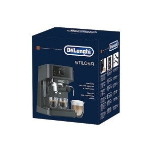 Espressomaschine - DELONGHI - Stilosa EC230.BK - 1100 W - Dampfdüse - Schwarz