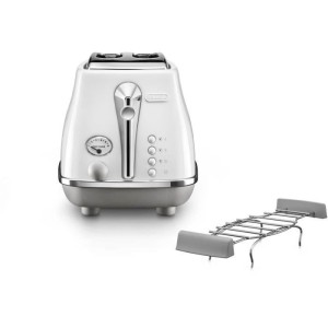 Toaster - DELONGHI - CTOC2103.W - 900 W - 2 Schlitze - Weiß |  Toas...