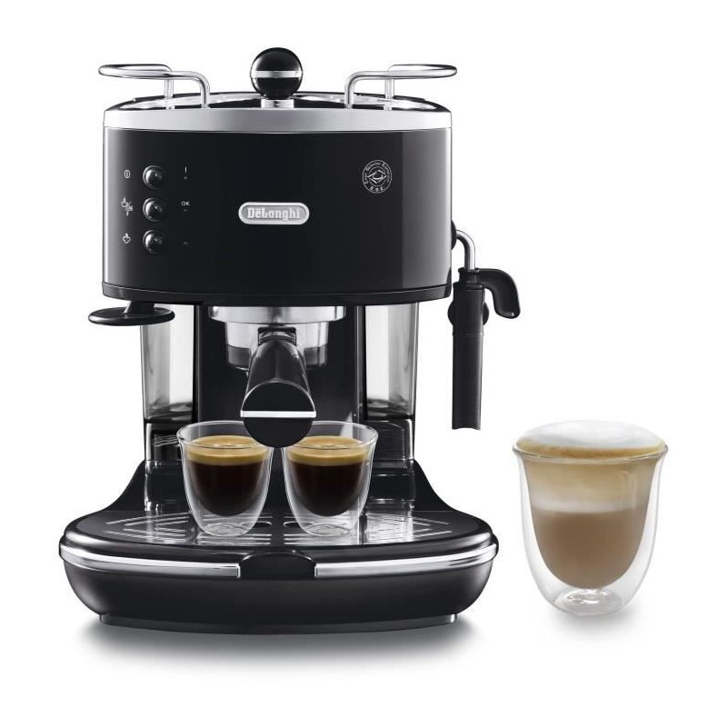 Machine Expresso classique DELONGHI Icona ECO 311.BK - Noir - Compatible café moulu et dosettes ESE