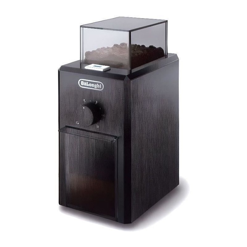 Moulin a café électrique - DELONGHI KG79 - Capacité 120g - 17 niveaux de broyage - Noir