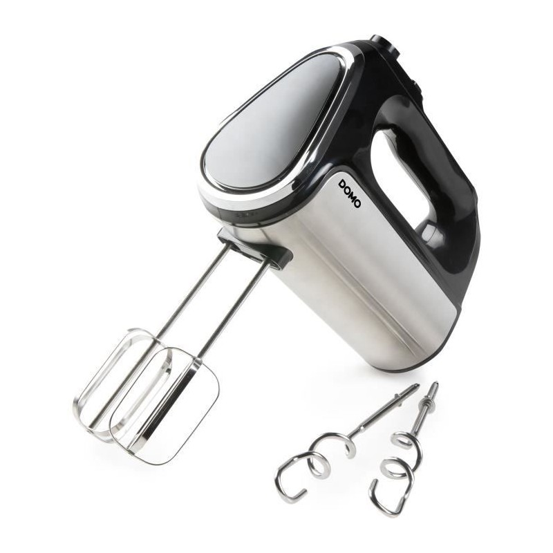 Batteur électrique - DOMO - DO9258M - 800 W - 5 vitesses + Turbo - Noir / Acier