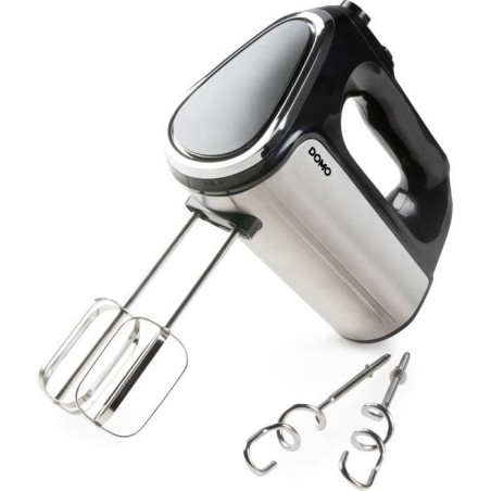 Batteur électrique - DOMO - DO9258M - 800 W - 5 vitesses + Turbo - Noir / Acier