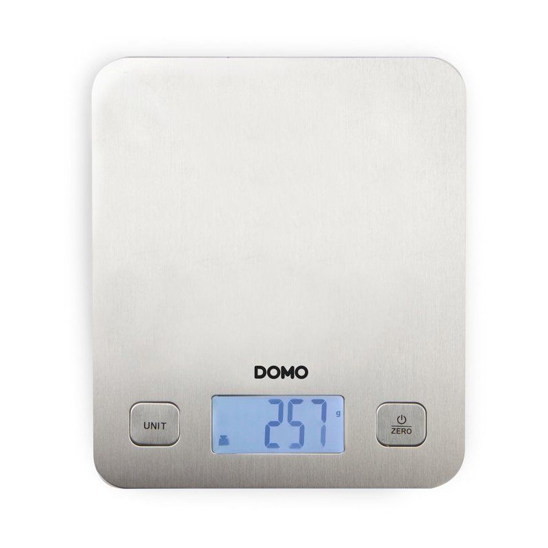 DOMO DO9239W - Electronic culinary scale - Tare - Auto stop - Up to 1 gram - Stainless steel weighing pan