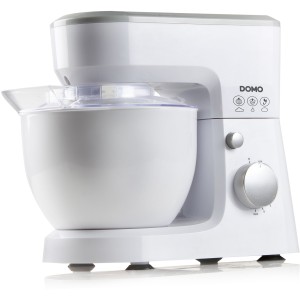 Robot pâtissier - DOMO - DO9241KR - 600 W - 6 vitesses - 4 L - Blanc