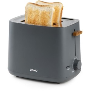 Elektrischer Toaster - DOMO - DO965T - 1000 W - 2 Schlitze - Schwar...