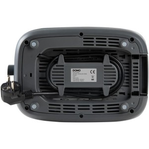 Electric toaster - DOMO - DO965T - 1000 W - 2 slots - Black