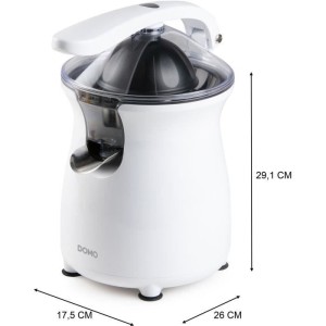 Zitruspresse mit Hebel - DOMO - DO9269J - 160 W - 460 ml - Weiß