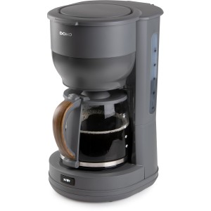 Filterkaffeemaschine - DOMO - DO754K - 1,25 L - 10 Tassen - Grau / ...