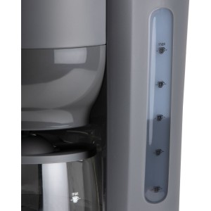 Filterkaffeemaschine - DOMO - DO754K - 1,25 L - 10 Tassen - Grau / ...