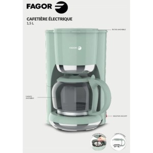 Filter coffee maker - FAGOR - FG1560 - 1.5L - 12 cups - Keep warm