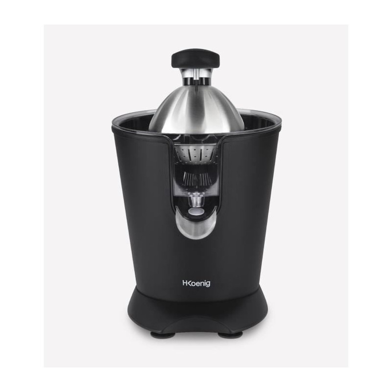 Citrus press - HKoeNIG - AGR82 - Electric - 160 W - Quiet device - Matte black and stainless steel