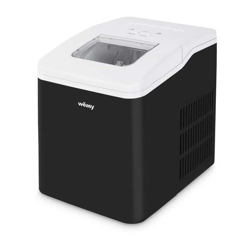 Machine a glaçons WEASY - KW12 - Jusqu'a 12 kg de glaçons par jour - 7 a 12 minutes de production - Noir