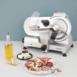 Trancheuse a viande - H.Koenig - MSX220 - 240 W - Lame 220 mm - Epaisseur réglable 0-12 mm