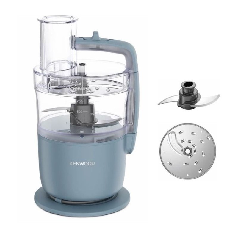 KENWOOD FDP22.000GY multifunction robot - 1 speed + Pulse - 650W - 1.3L bowl + accessories