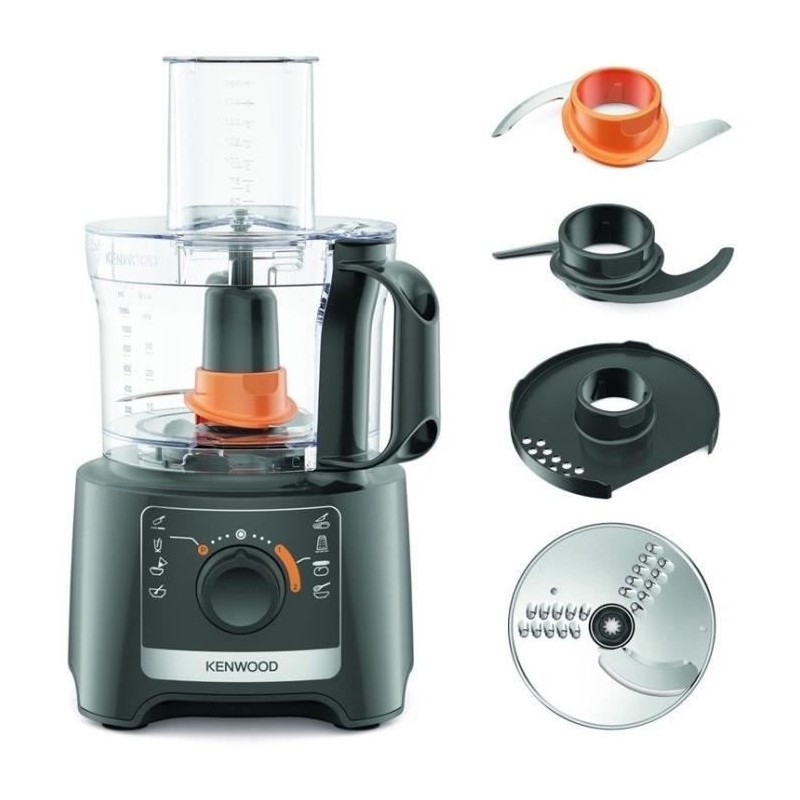 KENWOOD FDP31.020GY multifunction robot - 2 speeds + Pulse - 800W - 2.1L bowl + accessories