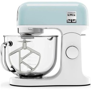 KENWOOD KMX754PB Multifunktions-Konditorroboter – professioneller 1000-W-Motor – 2 Ausgänge für Zubehör – 5-Liter-Glass