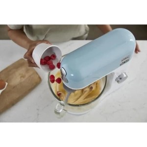 KENWOOD KMX754PB Multifunktions-Konditorroboter – professioneller 1000-W-Motor – 2 Ausgänge für Zubehör – 5-Liter-Glass