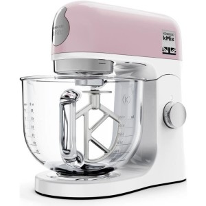KENWOOD KMX754PP Multifunktions-Konditorroboter – Professioneller 1000-W-Motor – 2 Ausgänge für Zubehör – 5-Liter-Glass