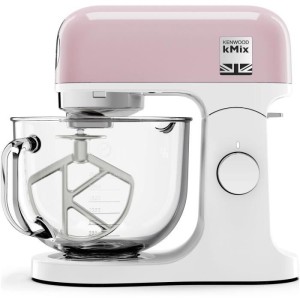 KENWOOD KMX754PP Multifunktions-Konditorroboter – Professioneller 1000-W-Motor – 2 Ausgänge für Zubehör – 5-Liter-Glass