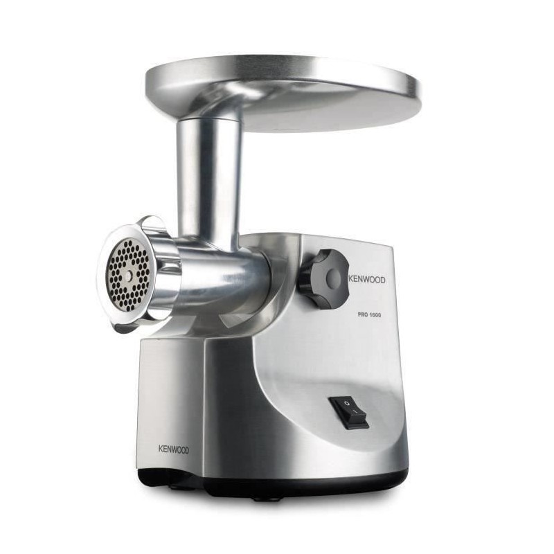Hachoir a viande - KENWOOD - MG516 - 1600 W - Métal brossé - Accessoires inclus