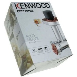 Hachoir a viandes et poissons - KENWOOD - Accessoires KAX950ME - Capacité 130kg/h - 3 grilles en acier