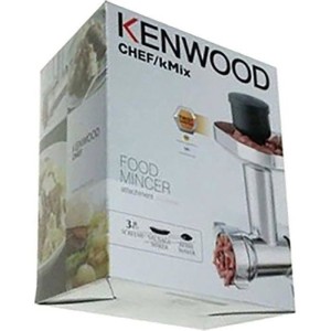Hachoir a viandes et poissons - KENWOOD - Accessoires KAX950ME - Capacité 130kg/h - 3 grilles en acier