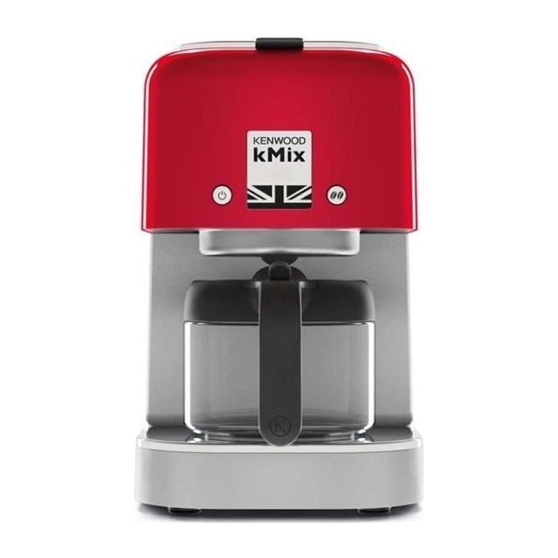 Cafetiere filtre kMix - KENWOOD - COX750RD - 1200 W - Rouge - 8 tasses - Sélecteur d'arôme