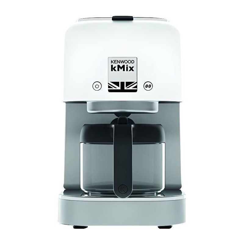 Cafetiere filtre kMix - KENWOOD - COX750WH - 1200 W - Blanc - 8 tasses - Sélecteur d'arôme