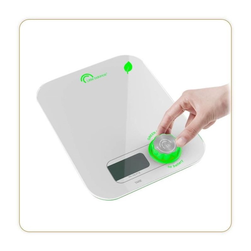 Green Power Küchenwaage - weiß