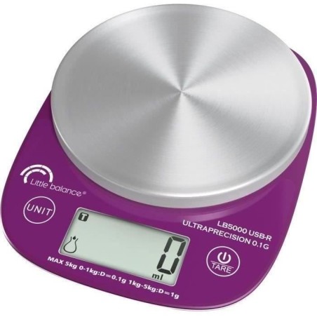Culinary scale - LB 5000 Pro Inox 5.1 - Ultra-precision - USB - Repairable