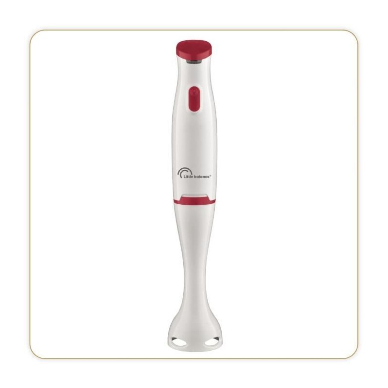 LITTLE BALANCE 8703 Easy Soup Stabmixer – Suppen, Smoothies, Saucen, Kompotte – Spritzschutz