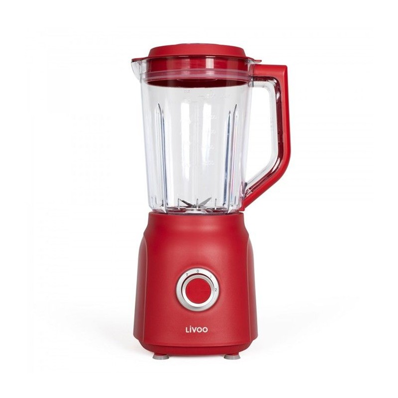 Blender - LIVOO - DOP242R - Rouge chili et tranparent