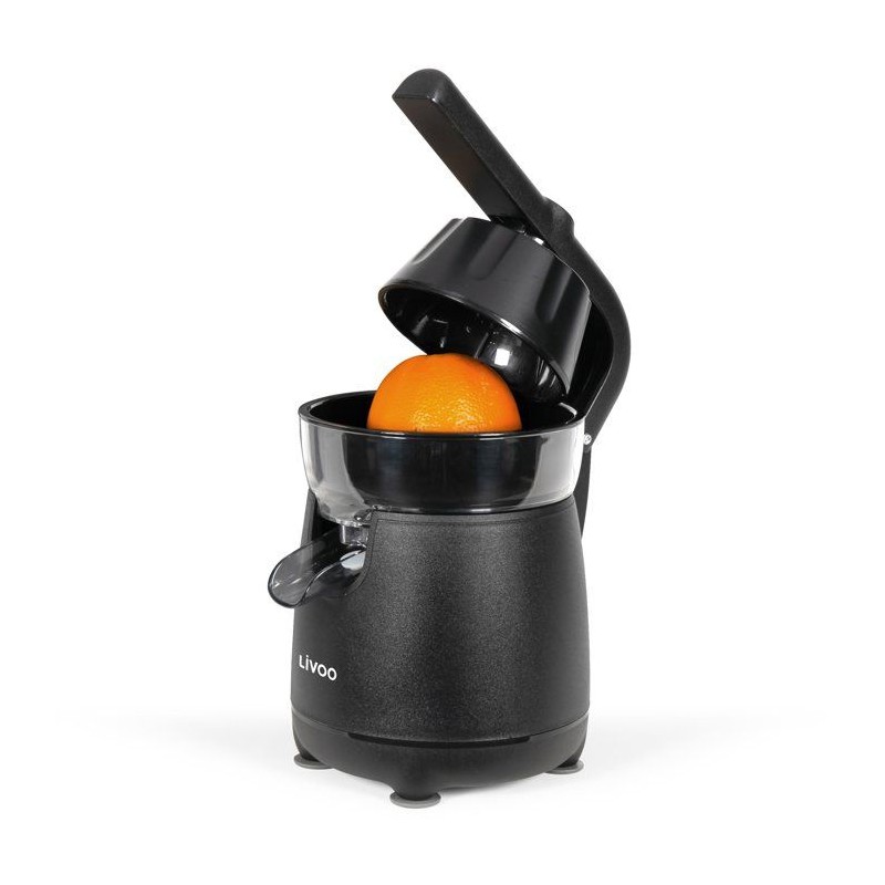 Presse-agrumes électrique a bras - LIVOO - DOD211N - 120 W - 1 grand cône et 1 petit cône - Noir