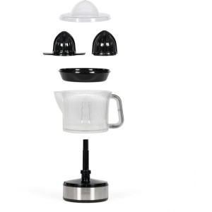 Presse-agrumes électrique - LIVOO - DOD210 - 40 W - 1 grand cône et 1 petit cône - Inox / Noir
