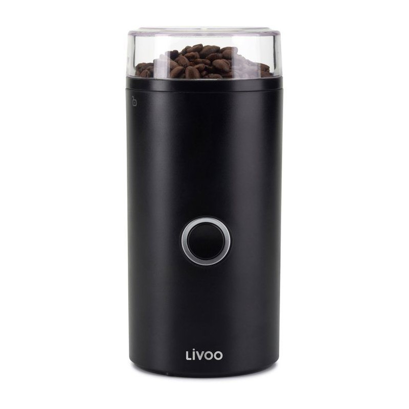 Moulin a café électrique - LIVOO - DOD219N - 180 W - 12 tasses - Noir