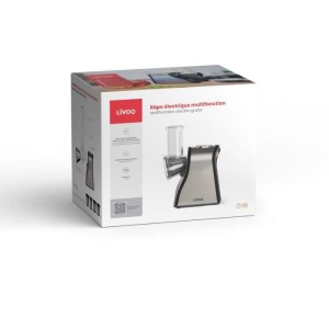 LIVOO DOP192 Multifunction electric grater - Black and gray