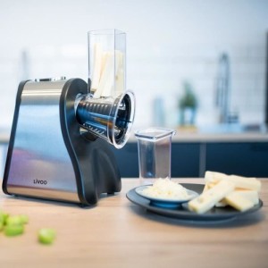 LIVOO DOP192 Multifunction electric grater - Black and gray