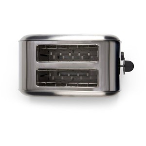 Grille-pain 2 fentes - LIVOO - DOD196 - 850 W - Thermostat réglable : 7 niveaux - Acier inoxydable