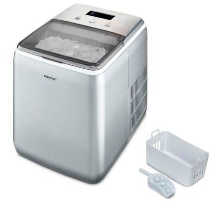 MEDION Eiswürfelbereiter (kleine und große Eiswürfelgröße, 2,6L Wassertank, kurze Produktionszeit ca. 10