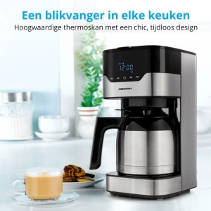 Programmierbare Filterkaffeemaschine mit Karaffe – MEDION – MD 1845...